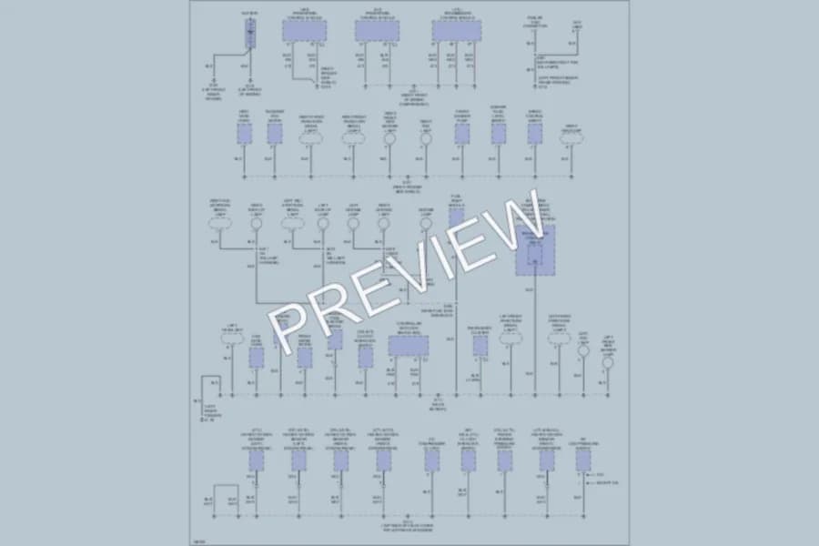 2001 Dodge Dakota Ground Distribution wiring diagram preview