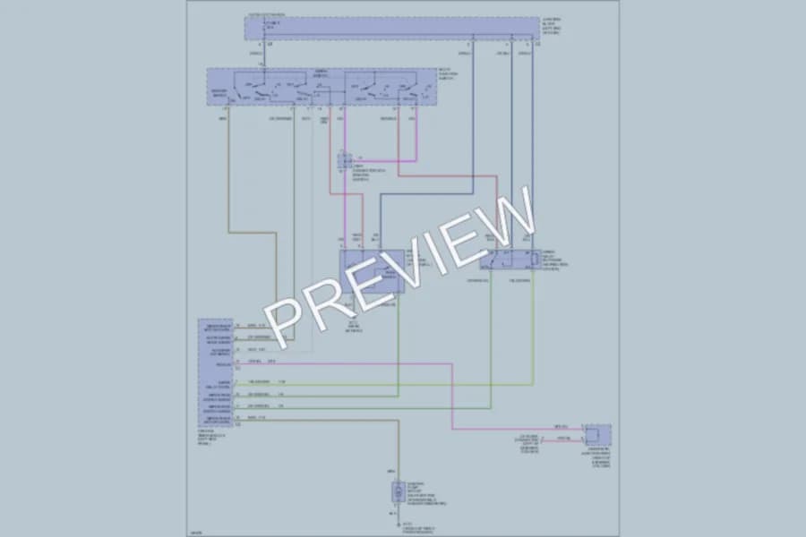 2001 Dodge Dakota Wiper Washer wiring diagram preview