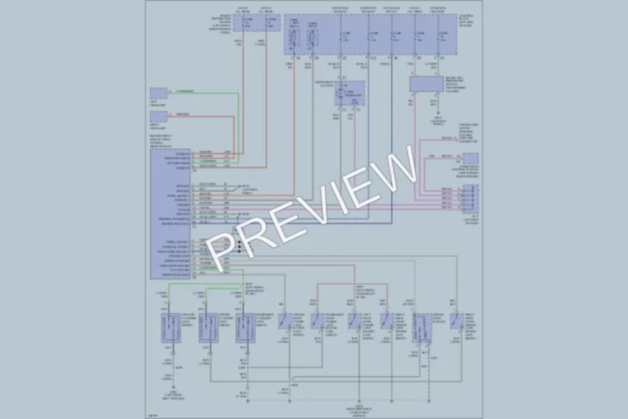 2001 Dodge Durango Anti Theft wiring diagram preview