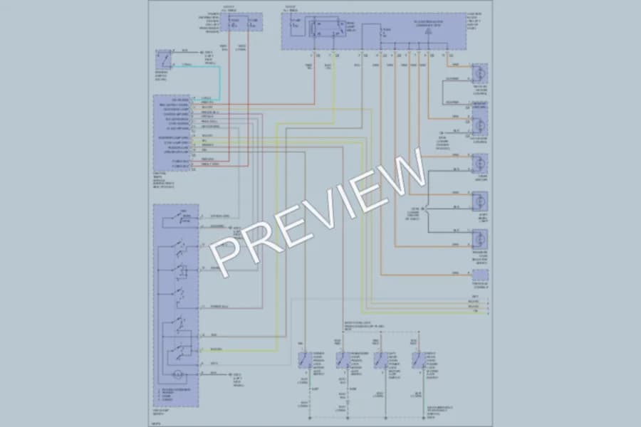2001 Dodge Durango Interior Lights wiring diagram preview