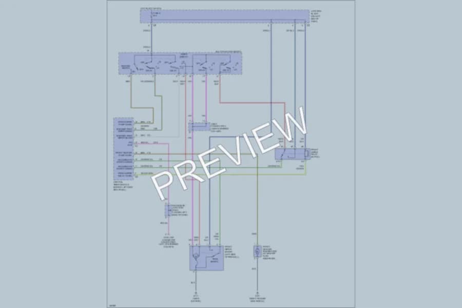 2001 Dodge Durango Wiper Washer wiring diagram preview