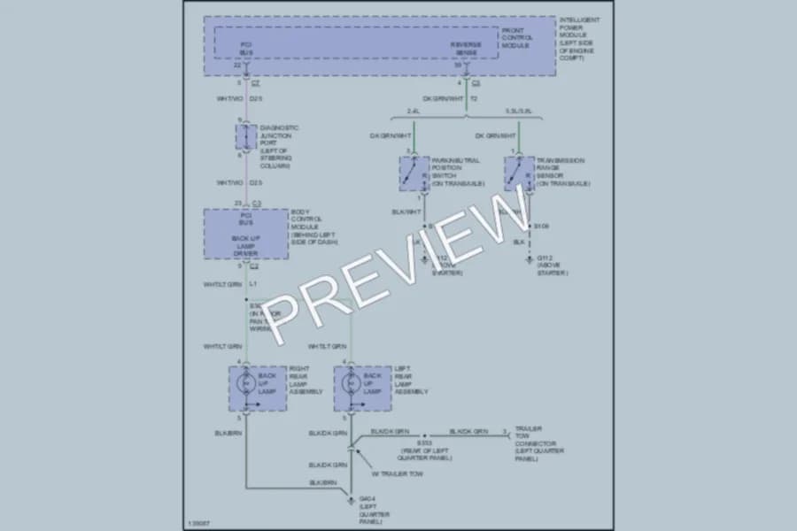 2001 Dodge GrandCaravan Exterior Lights wiring diagram preview