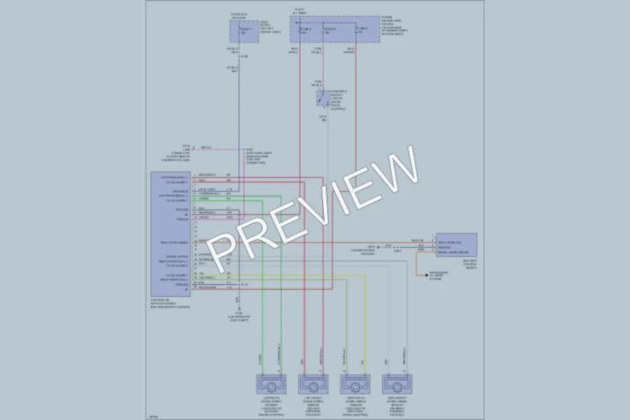 2001 Dodge Neon Anti Lock Brakes wiring diagram preview