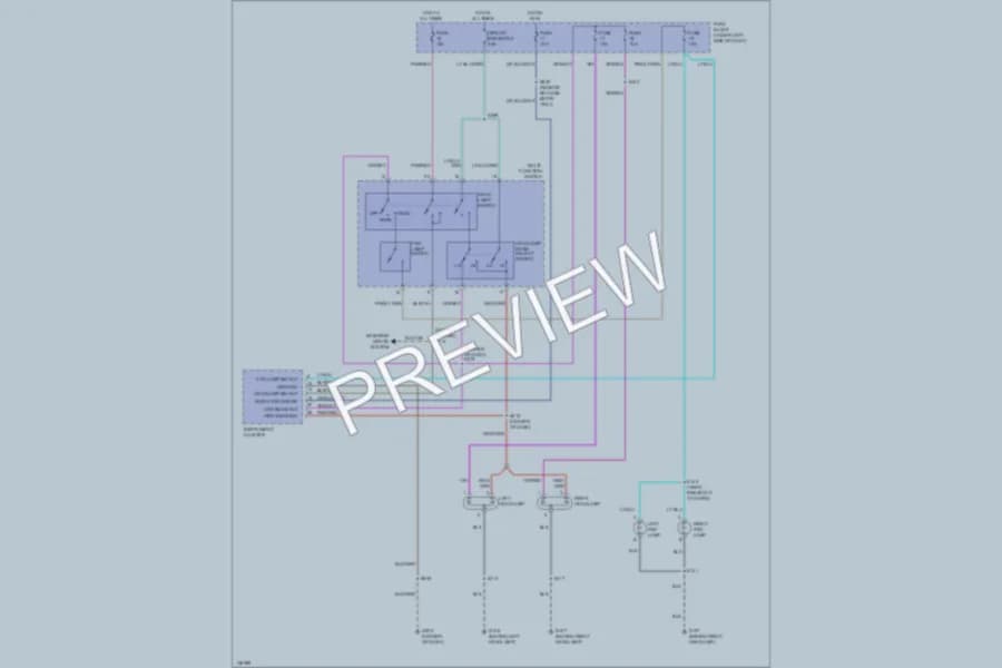 2001 Dodge Neon Headlights wiring diagram preview