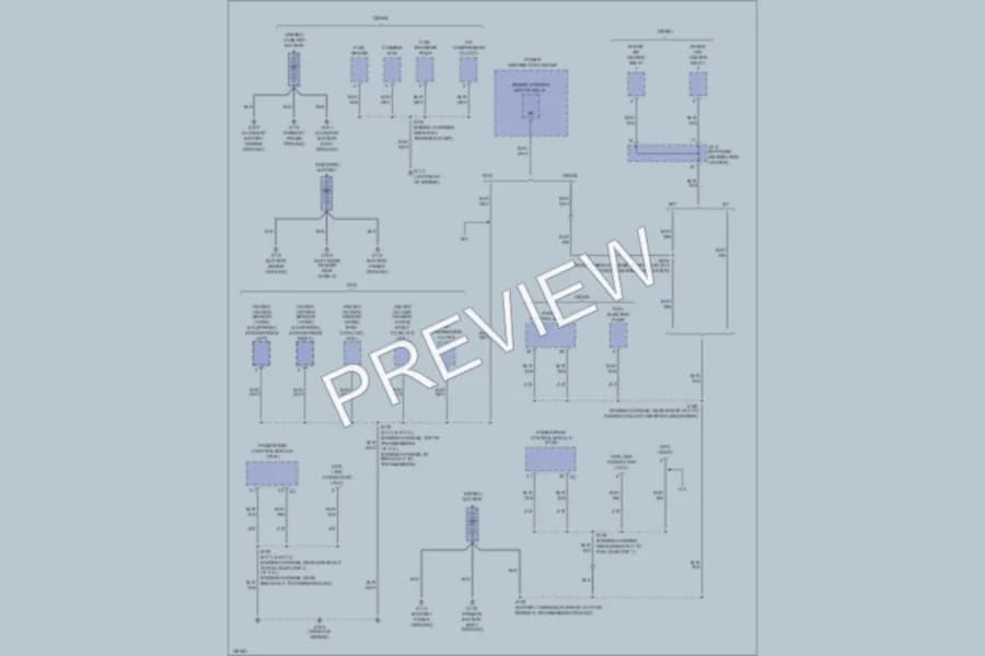 2001 Dodge R3500 Ground Distribution wiring diagram preview with protected circuit layout