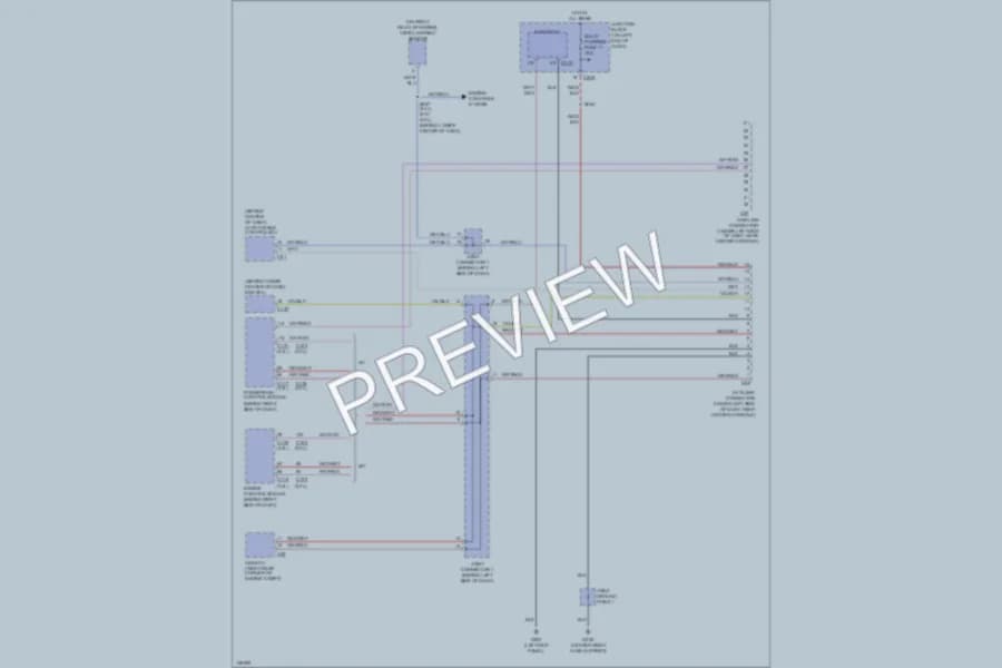 2001 Dodge 2D Coupe Computer Data Lines wiring diagram preview with protected circuit layout