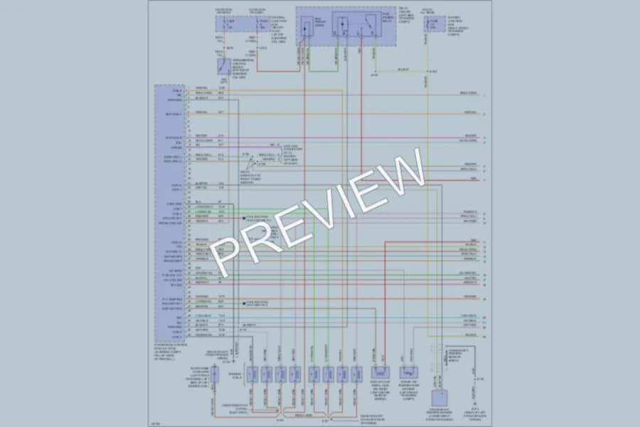 2001 Ford CrownVictoria Engine Performance wiring diagram preview