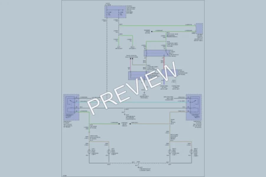 2001 Ford CrownVictoria Exterior Lights wiring diagram preview
