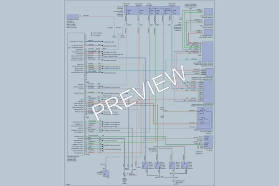 2001 Ford CrownVictoria Warning Systems wiring diagram preview