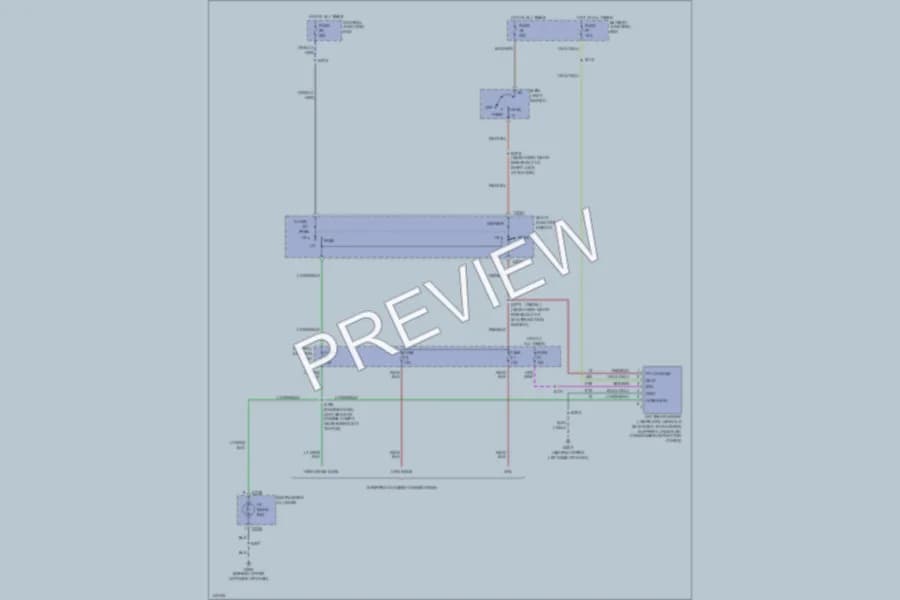 2001 Ford E450Econoline Headlights wiring diagram preview