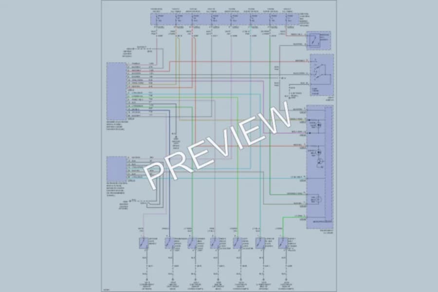 2001 Ford Escape Warning Systems wiring diagram preview