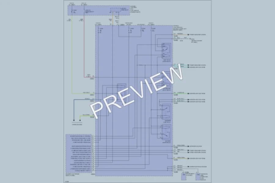 2001 Ford Excursion Body Control Modules wiring diagram preview