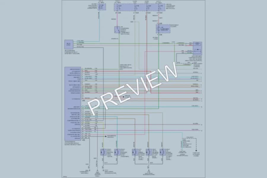 2001 Ford Expedition Electronic Suspension wiring diagram preview