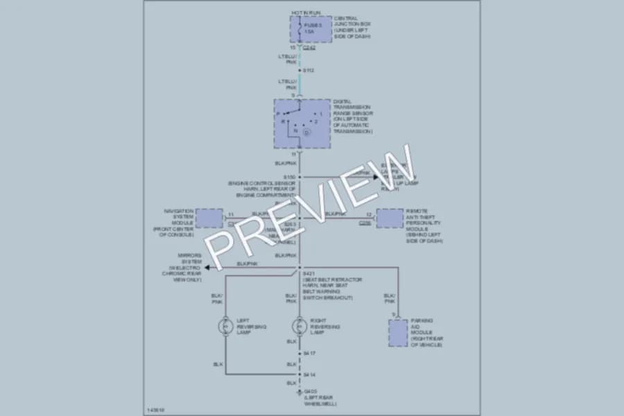 2001 Ford Expedition Exterior Lights wiring diagram preview