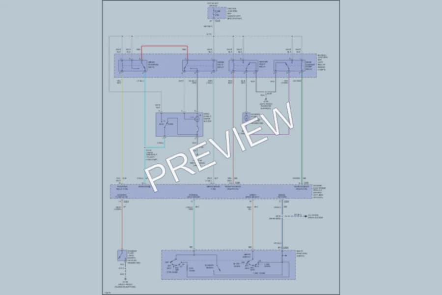 2001 Ford Expedition Wiper Washer wiring diagram preview