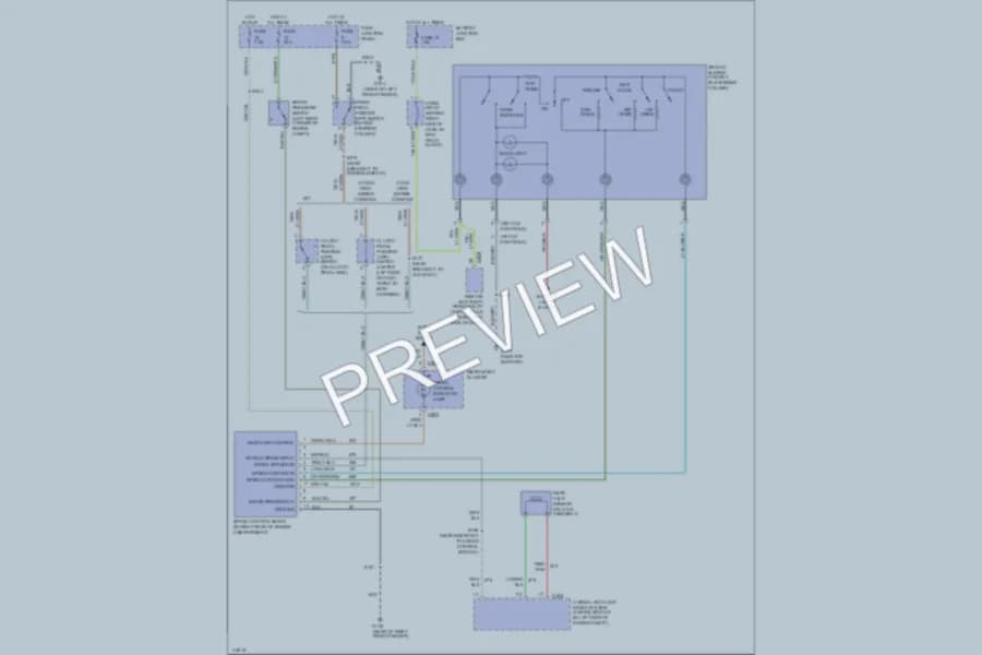 2001 Ford Explorer Cruise Control wiring diagram preview