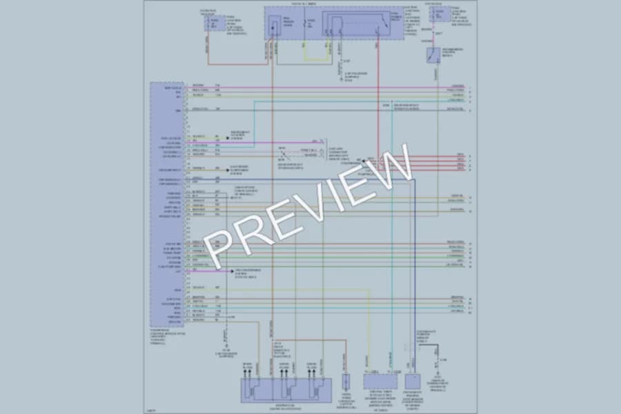 2001 Ford Explorer Engine Performance wiring diagram preview