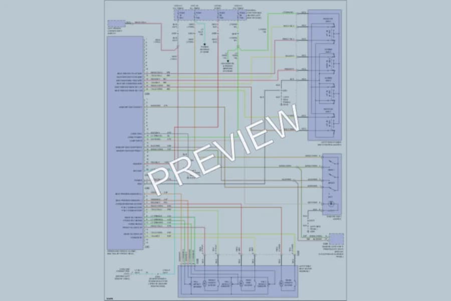 2001 Ford Explorer Memory Systems wiring diagram preview