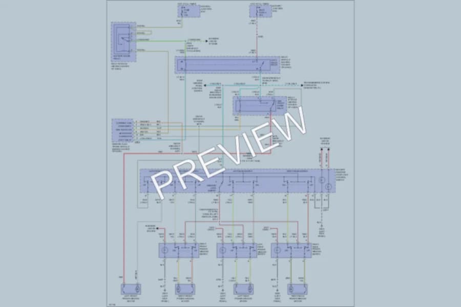 2001 Ford Explorer Power Windows wiring diagram preview