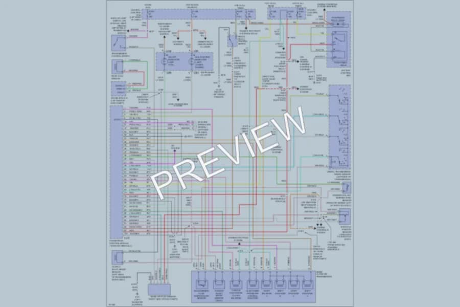 2001 Ford Explorer Transmission wiring diagram preview