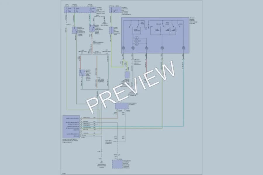 2001 Ford ExplorerSport Cruise Control wiring diagram preview