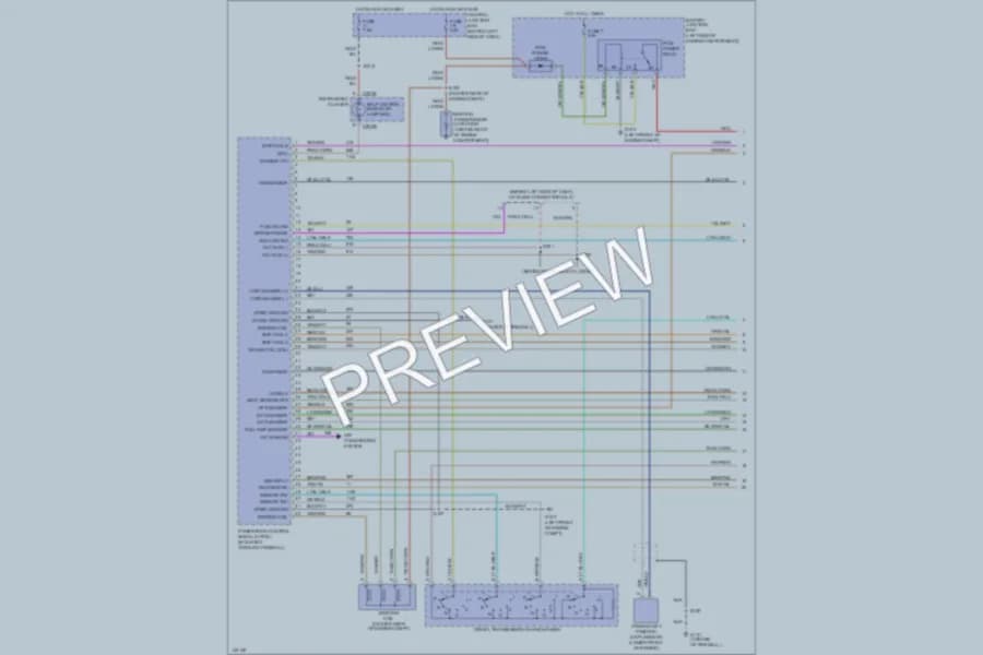 2001 Ford ExplorerSport Engine Performance wiring diagram preview