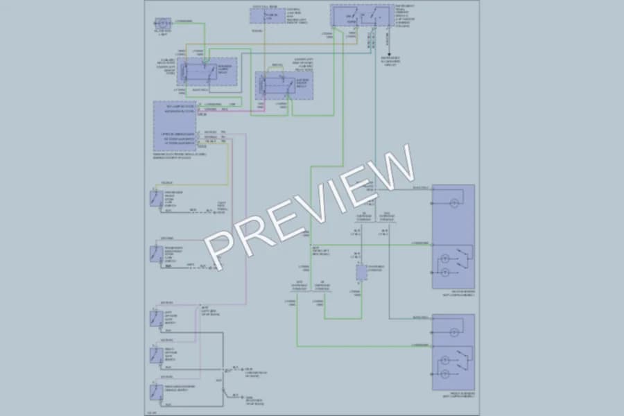 2001 Ford ExplorerSport Interior Lights wiring diagram preview