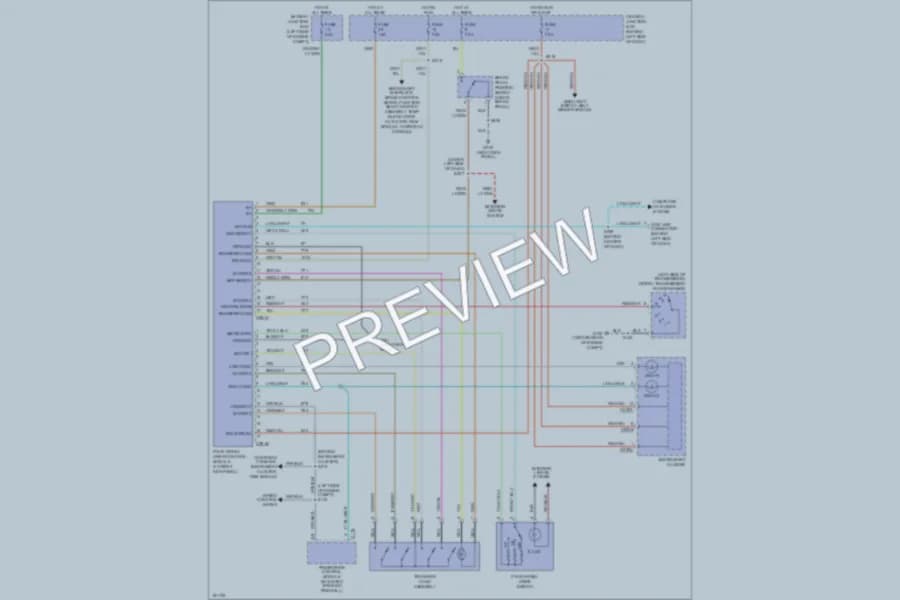 2001 Ford ExplorerSport Transmission wiring diagram preview