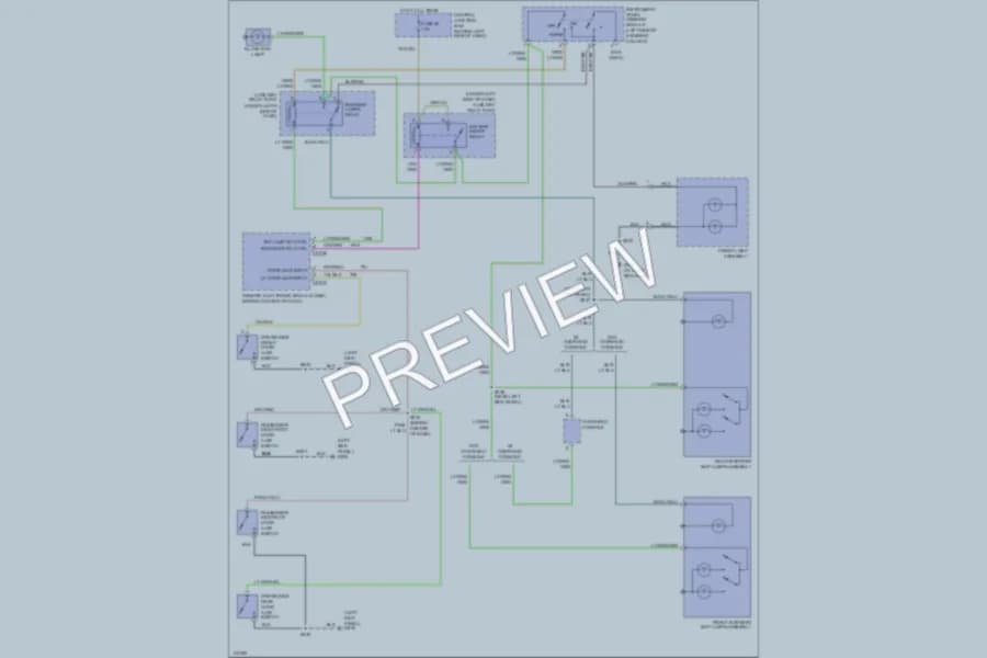 2001 Ford ExplorerSportTrac Interior Lights wiring diagram preview