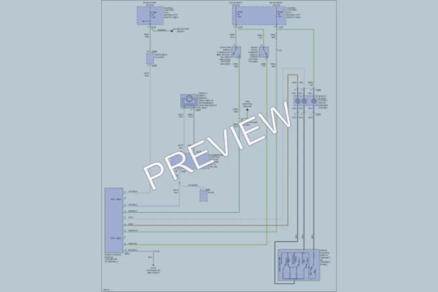 2001 Ford Focus Cruise Control wiring diagram preview