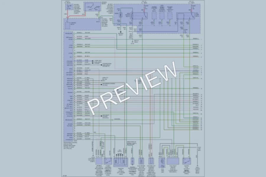 2001 Ford Focus Engine Performance wiring diagram preview