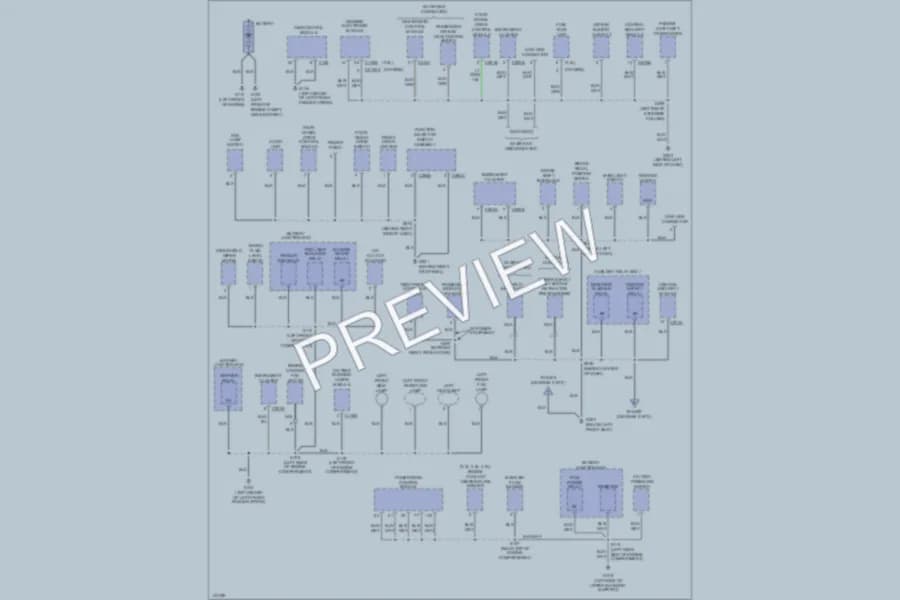 2001 Ford Ranger Ground Distribution wiring diagram preview