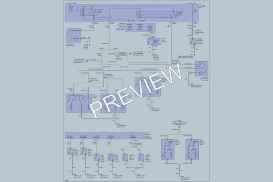 2001 Ford Taurus Interior Lights wiring diagram preview