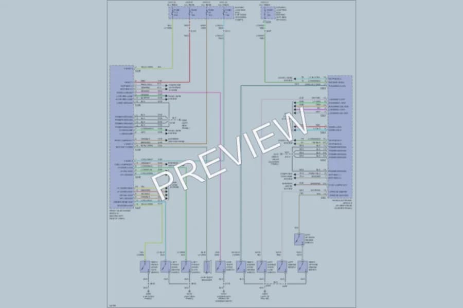 2001 Ford Windstar Anti Theft wiring diagram preview