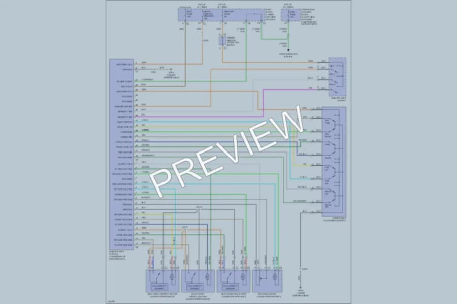2001 GMC K2500 Memory Systems wiring diagram preview with protected circuit layout