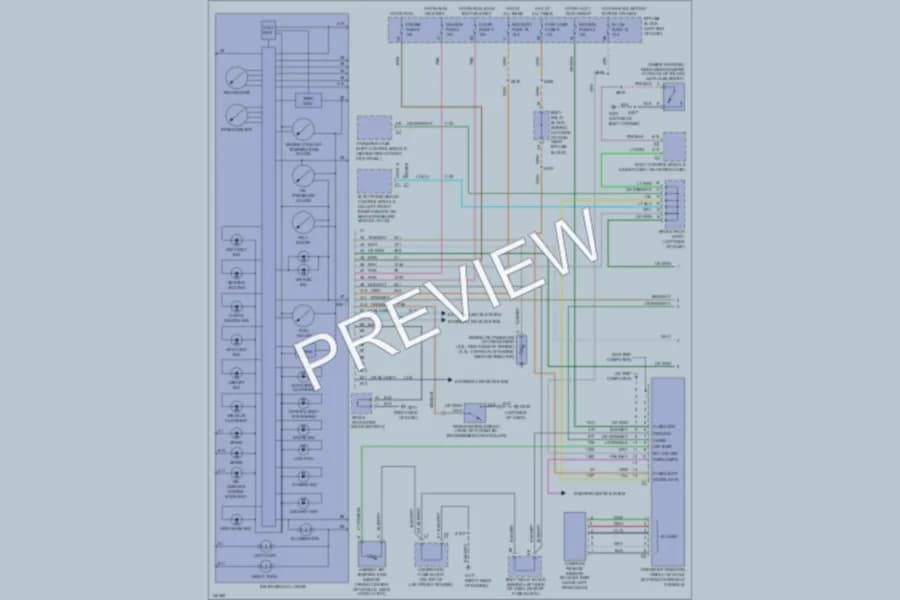 2001 GMC Jimmy Instrument Cluster wiring diagram preview