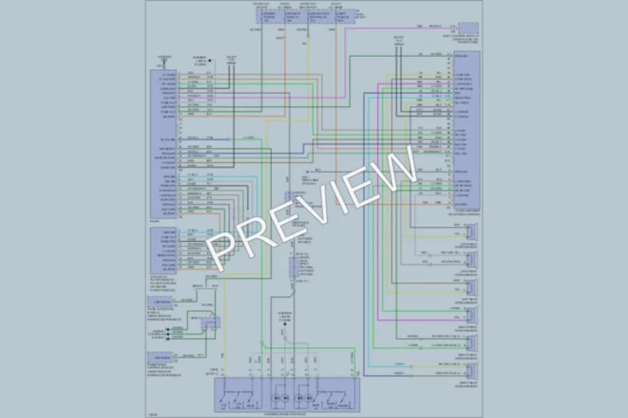 2001 GMC Jimmy Radio wiring diagram preview
