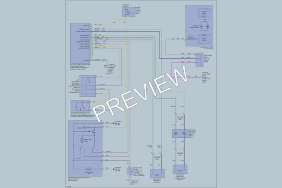 2001 GMC Jimmy Supplemental Restraints wiring diagram preview