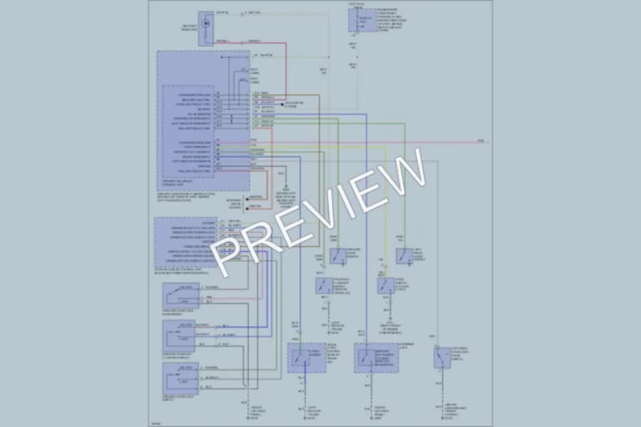 2001 Honda Accord Anti Theft wiring diagram preview