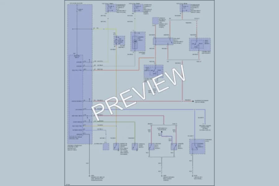 2001 Honda Accord Warning Systems wiring diagram preview