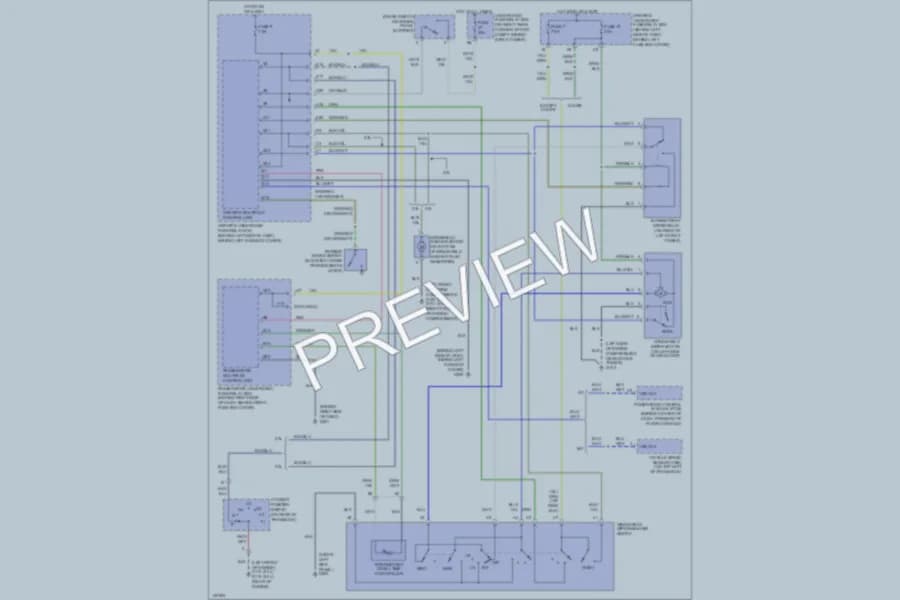 2001 Honda Accord Wiper Washer wiring diagram preview