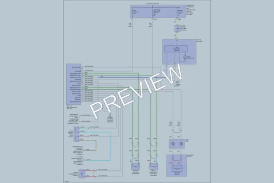 2001 Honda CRV Supplemental Restraints wiring diagram preview