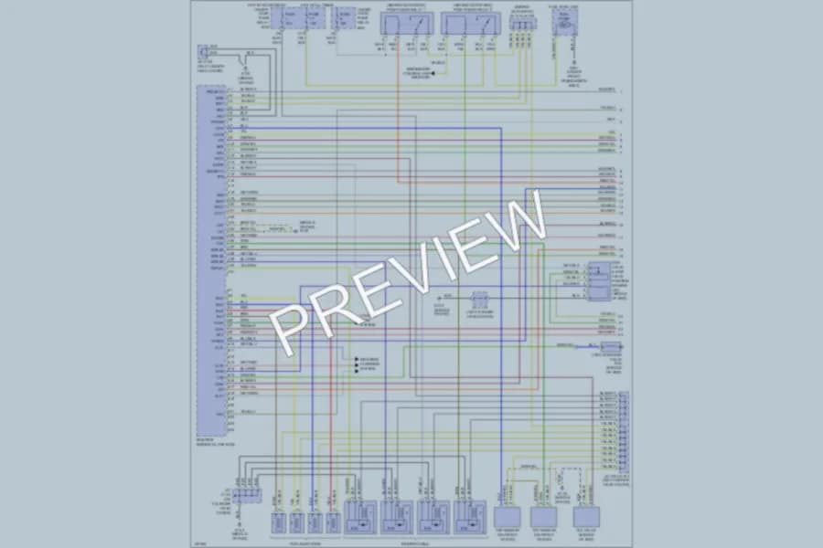 2001 Honda Civic Engine Performance wiring diagram preview
