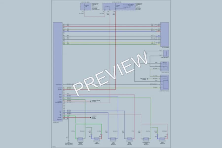2001 Honda Civic Radio wiring diagram preview
