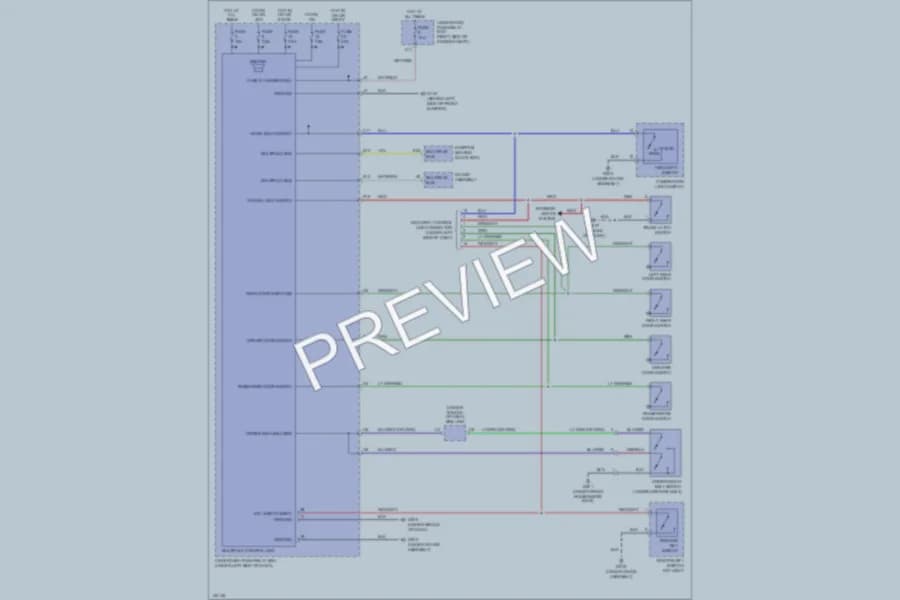 2001 Honda Civic Warning Systems wiring diagram preview