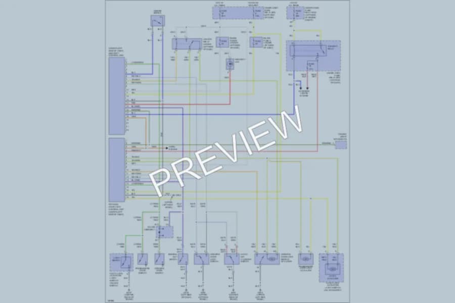 2001 Honda Insight Anti Theft wiring diagram preview