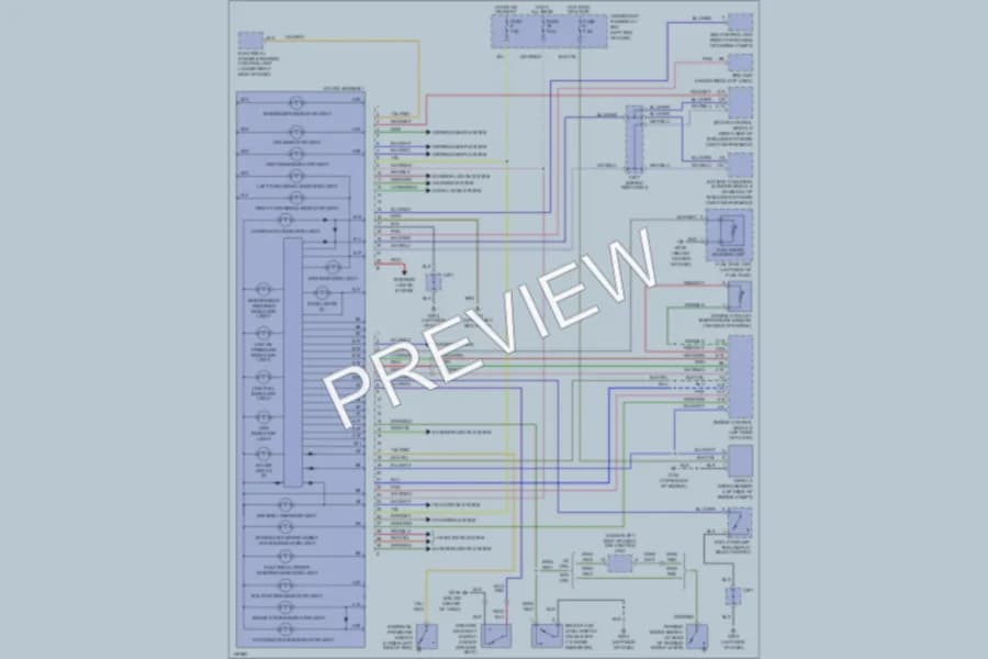 2001 Honda Insight Instrument Cluster wiring diagram preview