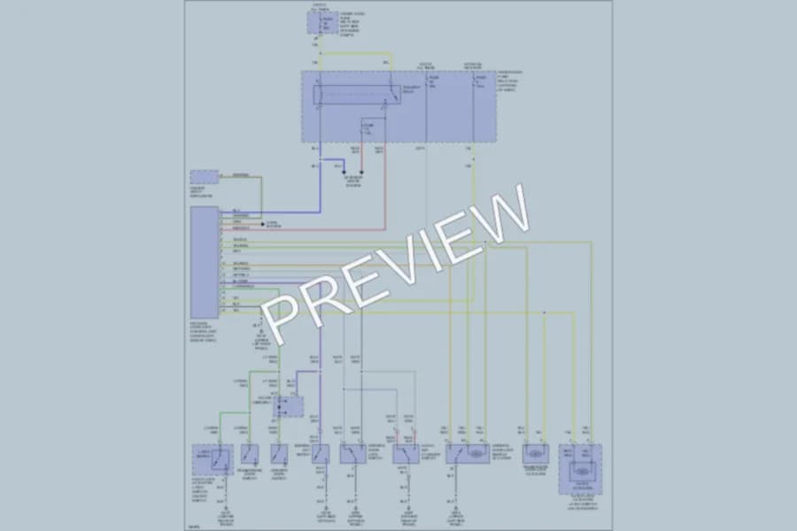 2001 Honda Insight Power Door Locks wiring diagram preview