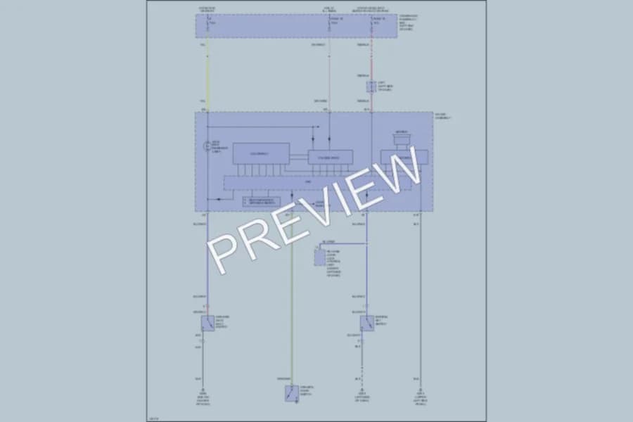 2001 Honda Insight Warning Systems wiring diagram preview