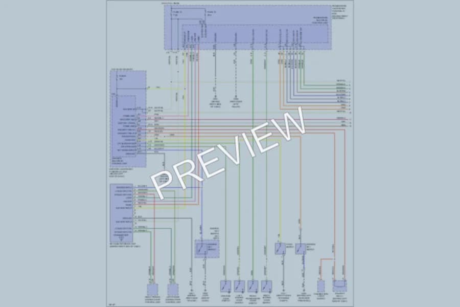 2001 Honda Odyssey Anti Theft wiring diagram preview